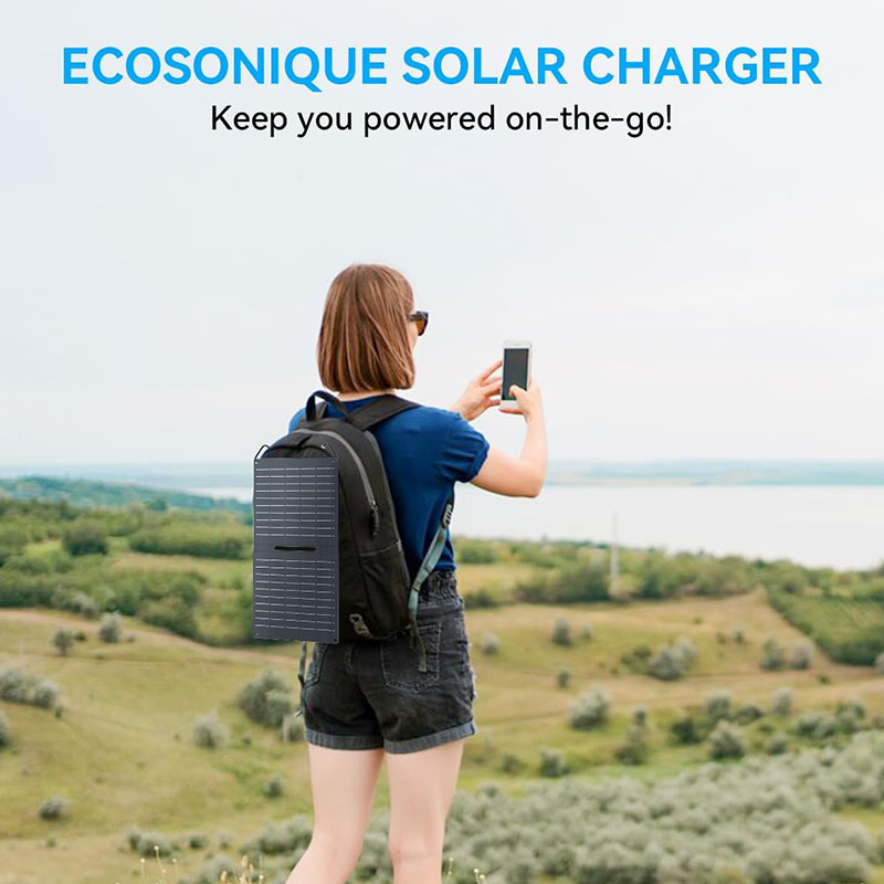 Portable 30W 5V Solar Panel Ch - Solar Emergency Charger ulasan dan harga