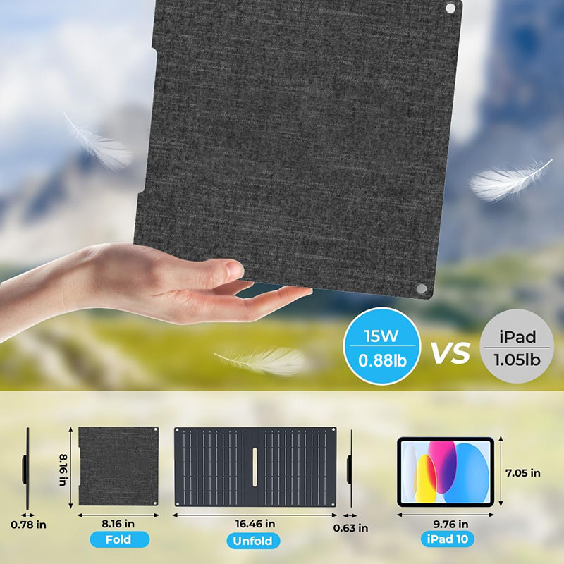 Portable 30W 5V Solar Panel Ch - Solar Emergency Charger ulasan dan harga