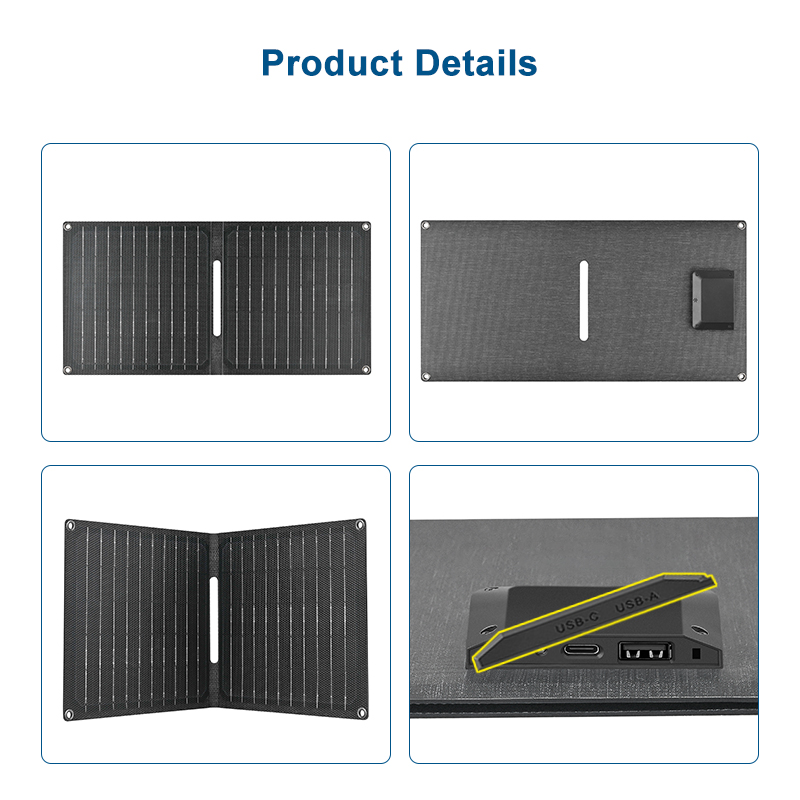 Portable 30W 5V Solar Panel Ch - Solar Emergency Charger ulasan dan harga