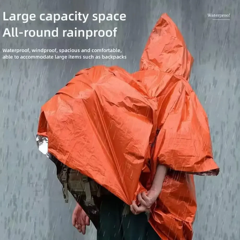 Hooded Emergency Rain Poncho W - Emergency Poncho Rain ulasan dan harga
